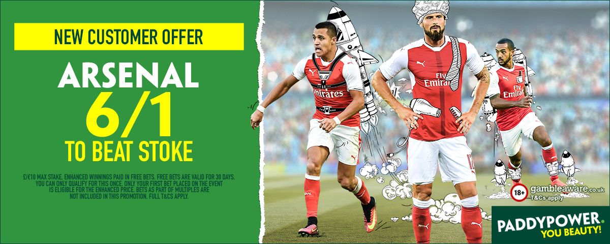 GFX Arsenal Stoke enhanced betting