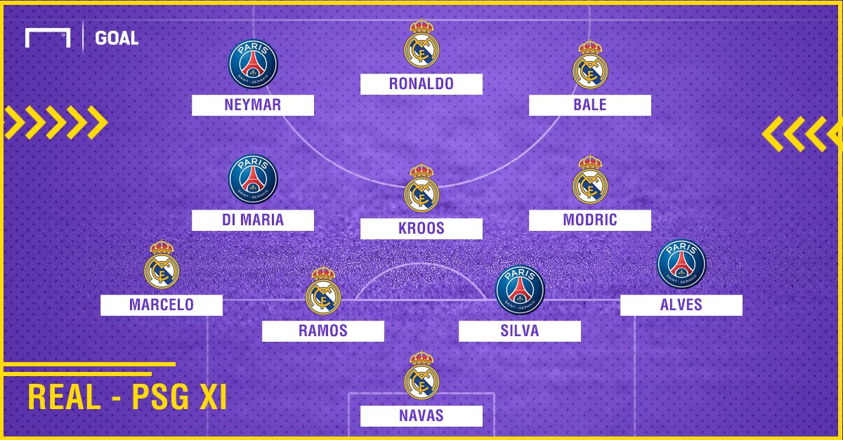 Real - PSG combined XI