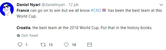 Reaction France Croatia