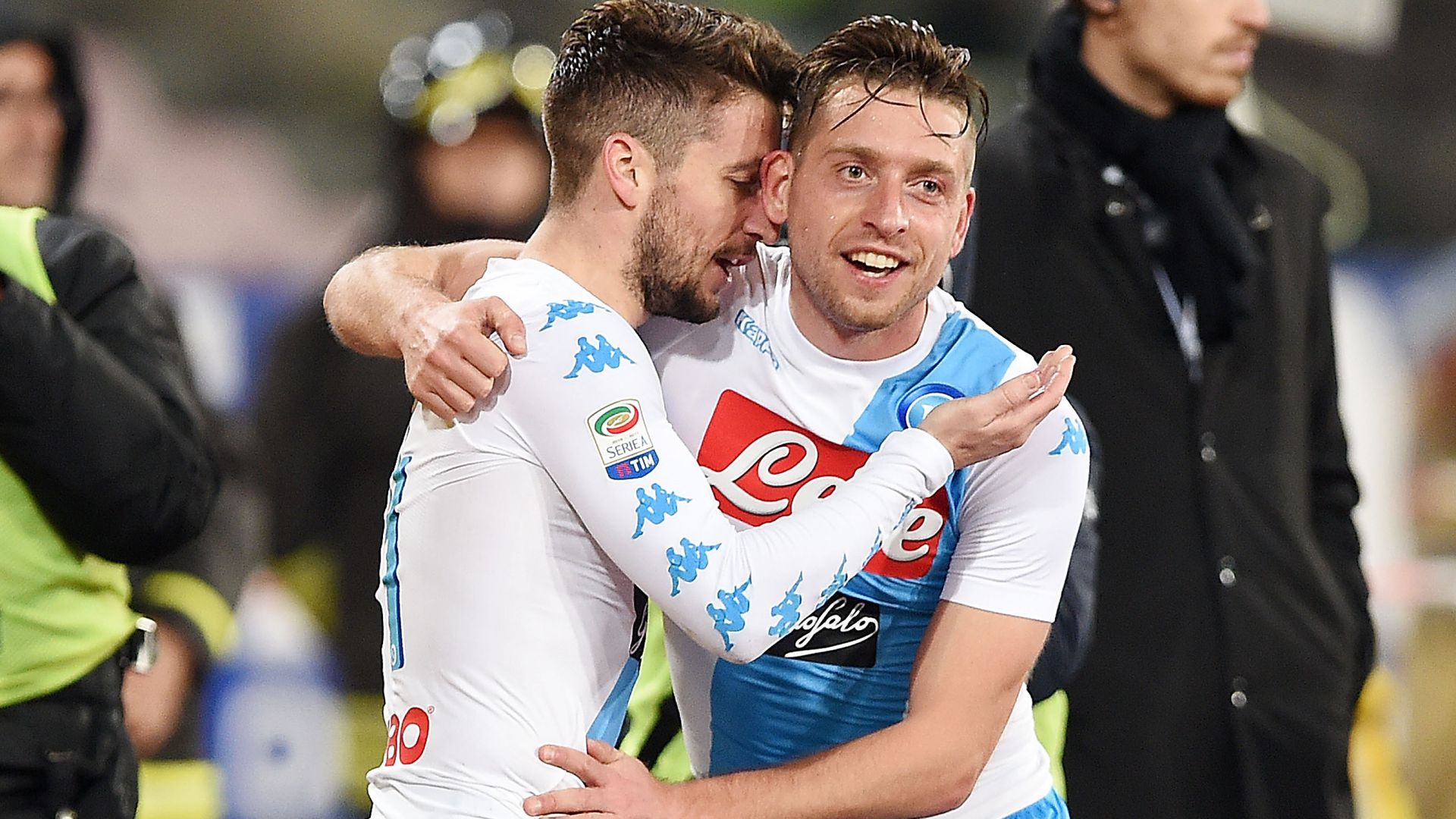 Dries Mertens Emanuele Giaccherini Napoli Genoa