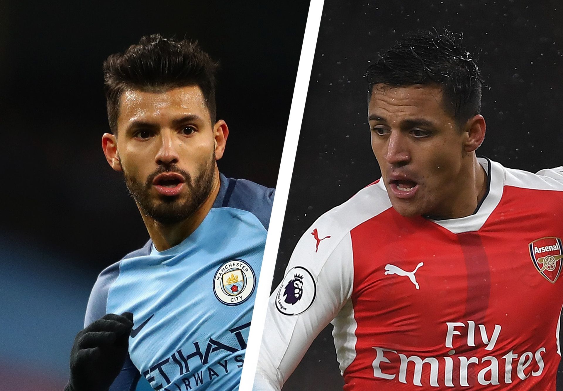 Sergio Aguero Alexis Sanchez