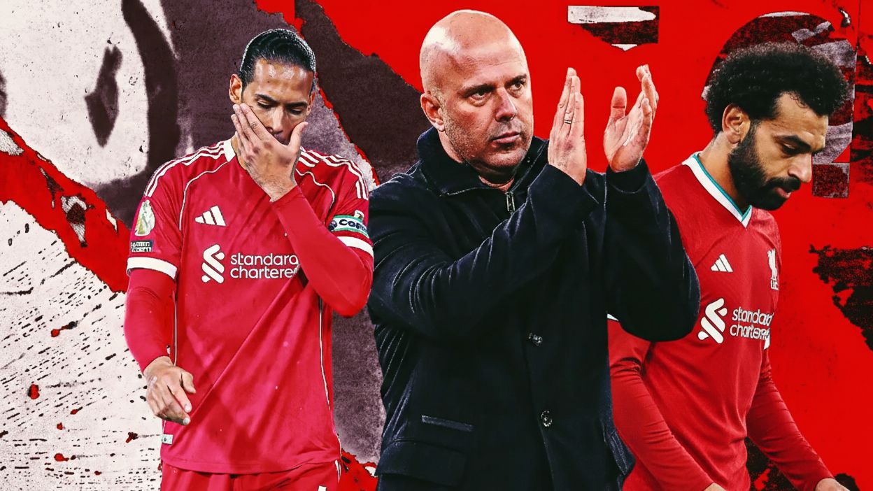 Virgil van Dijk Salah Slot Liverpool GFX GOAL ONLY