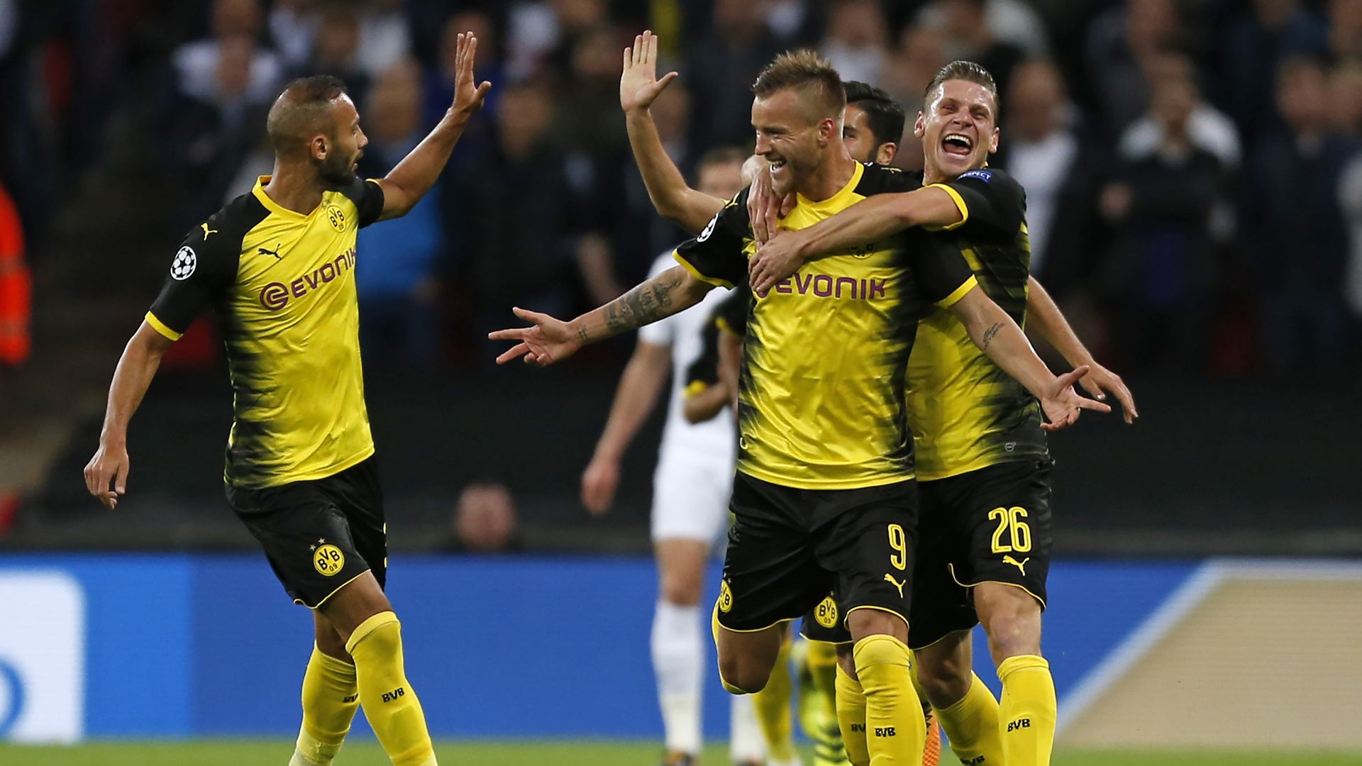 Yarmolenko, Tottenham - Dortmund, Champions League, 09132017