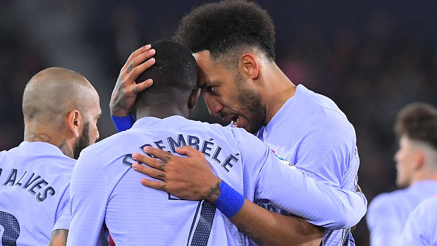 Pierre-Emerick Aubameyang Ousmane Dembele 2021-22