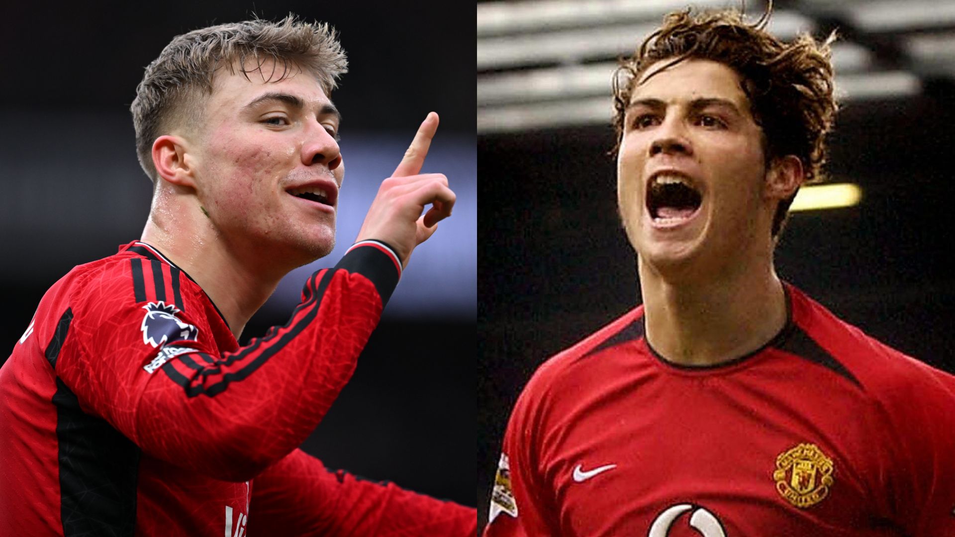 Rasmus Hojlund Cristiano Ronaldo