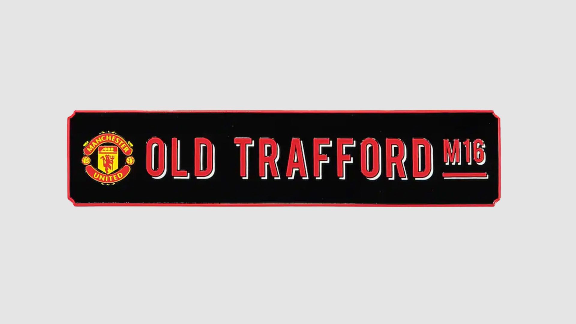 Manchester United Retro Street Sign Magnet 