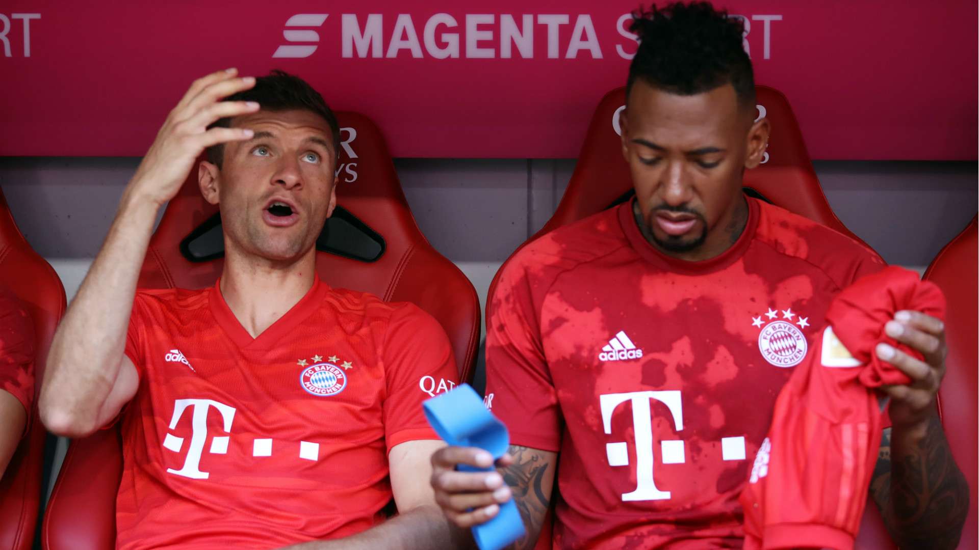 Thomas Muller Jerome Boateng Bayern Munchen 2019.