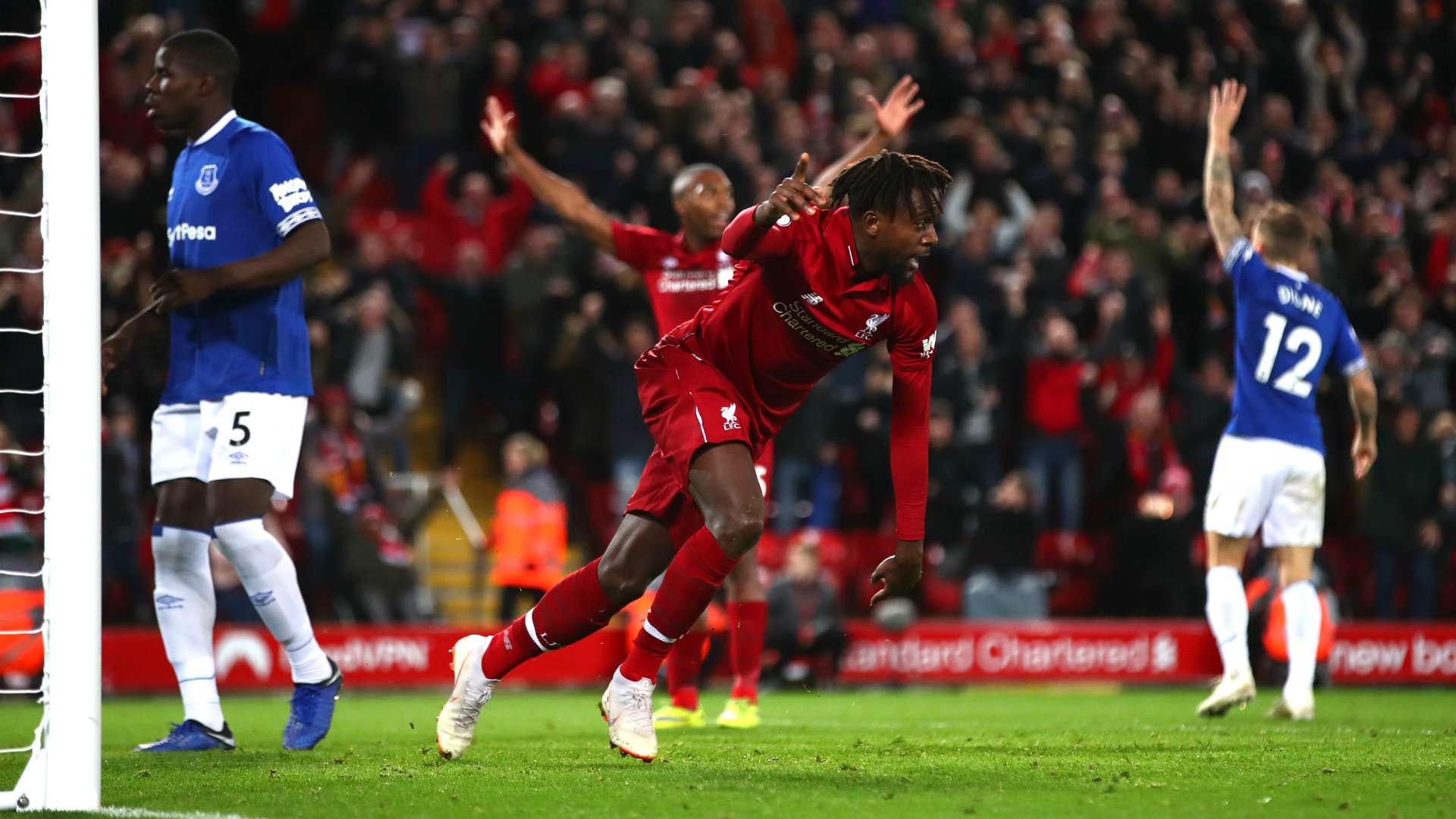 Divock Origi Liverpool vs Everton Premier League 2018-19