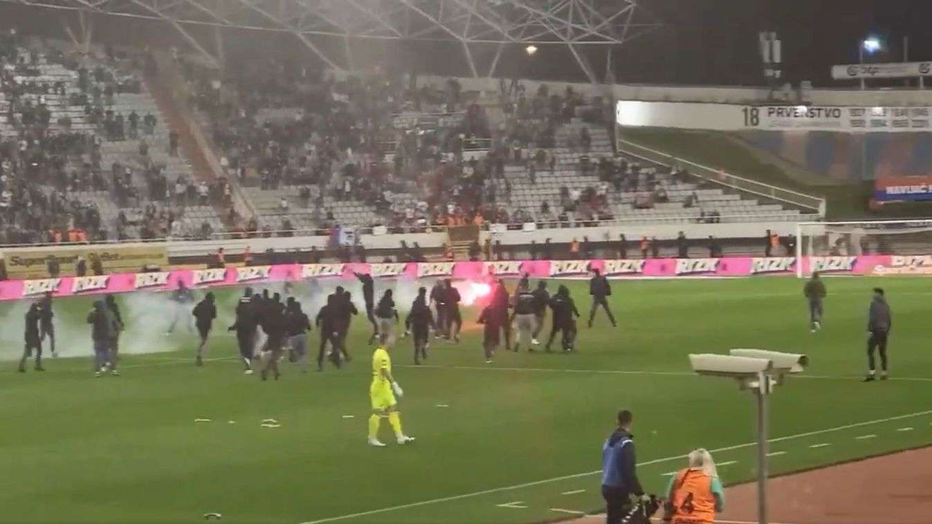 szurkolók vs rendőrök