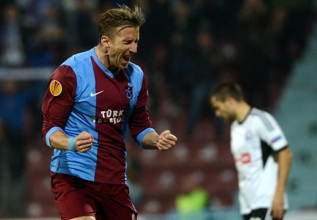 Marc Janko Trabzonspor Legia Warsaw UEL 24102013