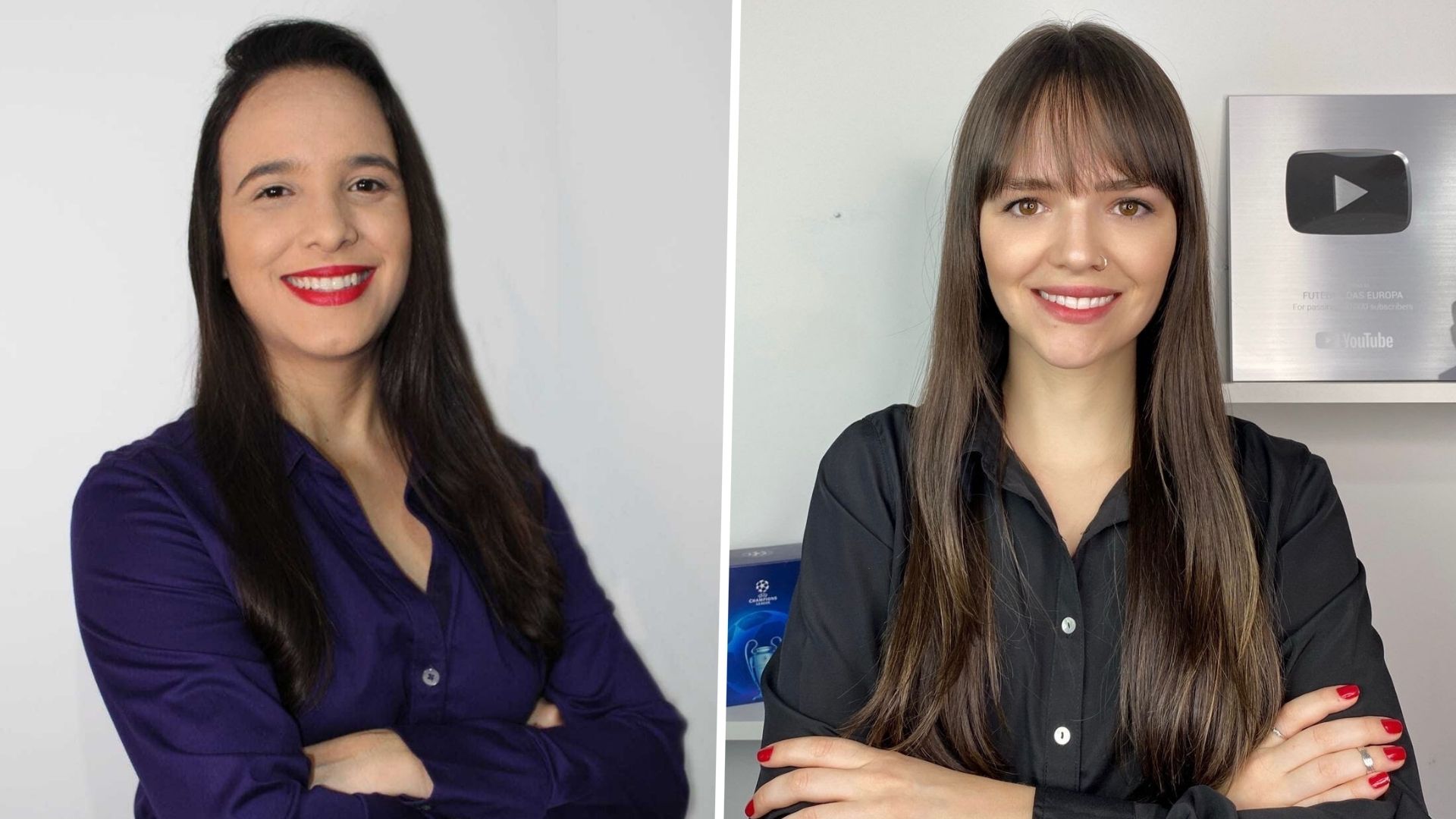 Camilla Garcia e Giovana Kiill, narradora e comentarista da TNT