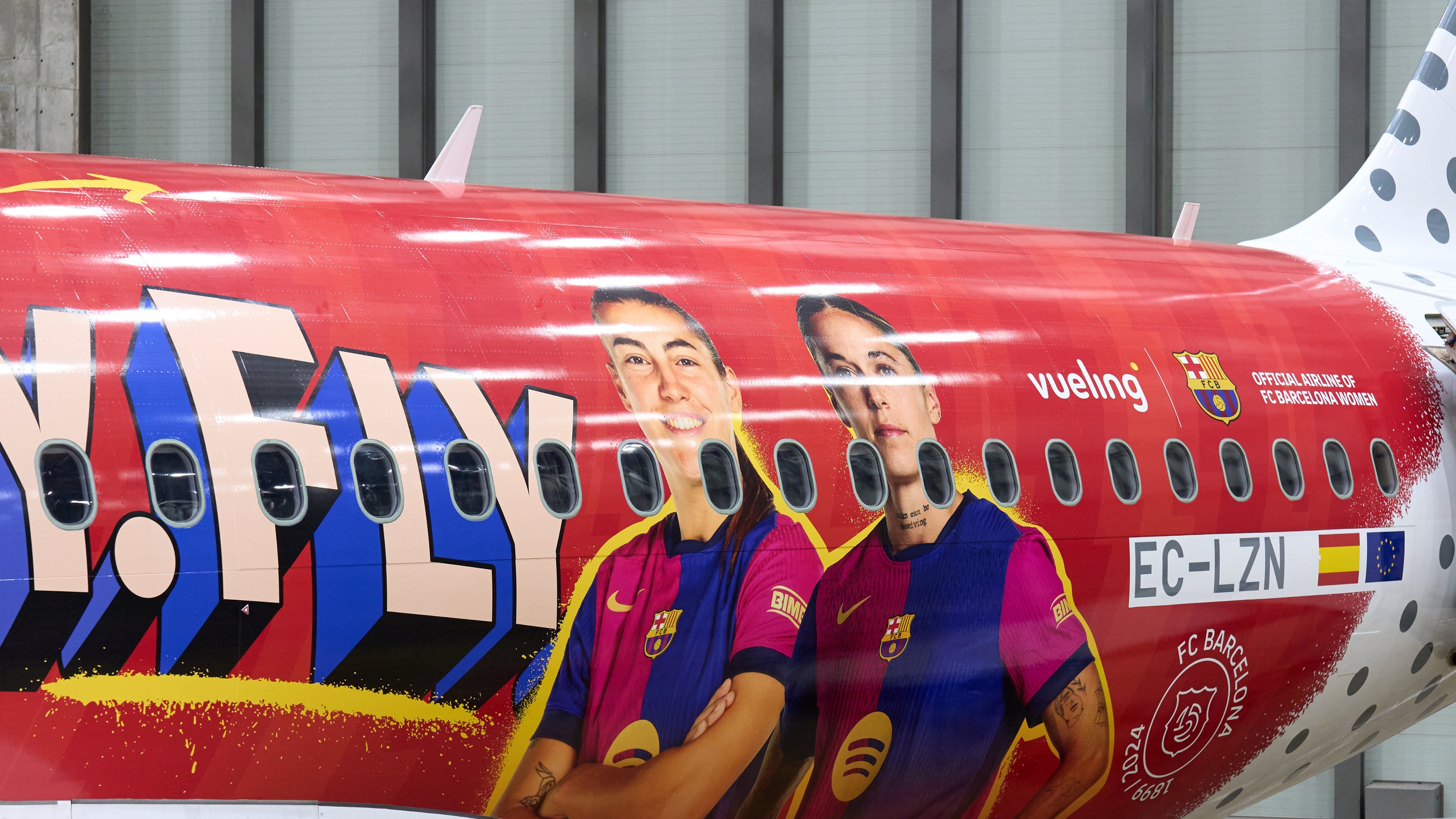 Barcelona Femenino Avion