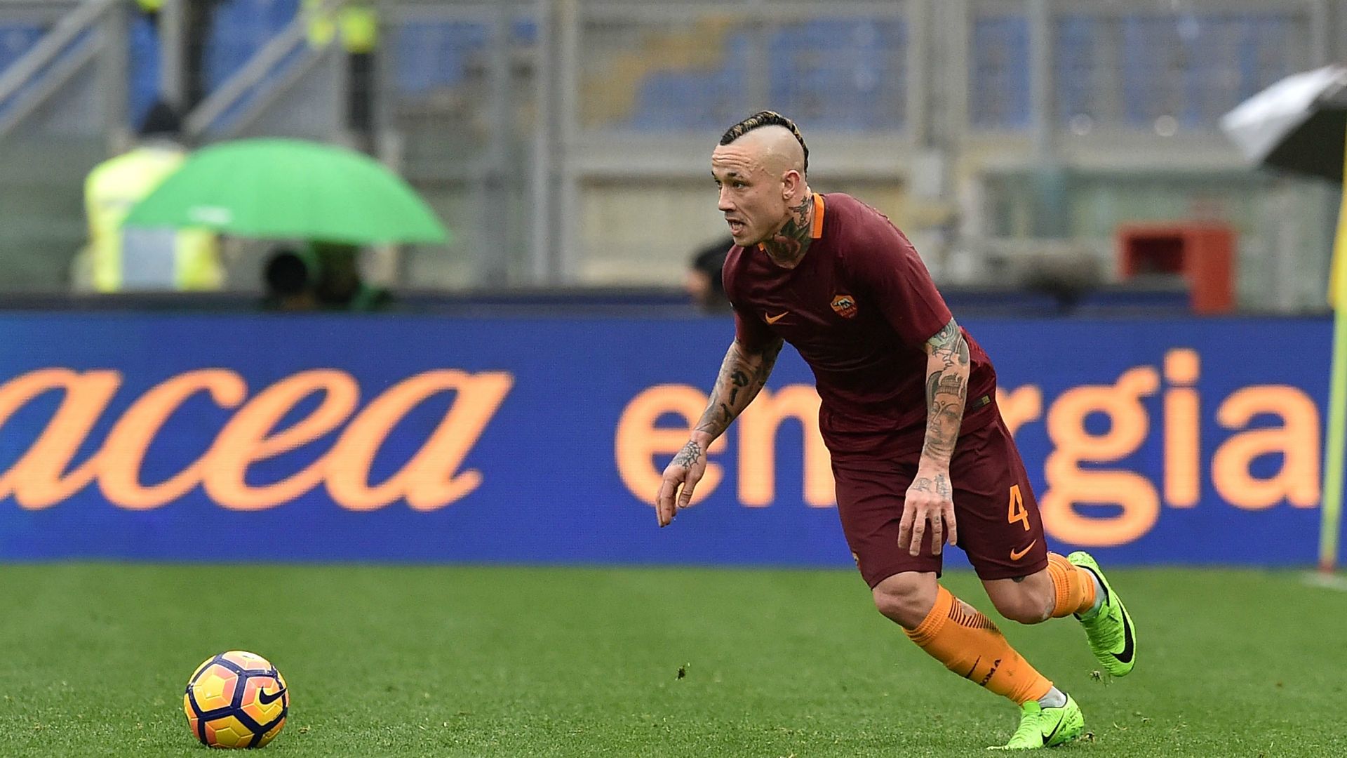 Radja Nainggolan Roma Napoli Serie A 03042017