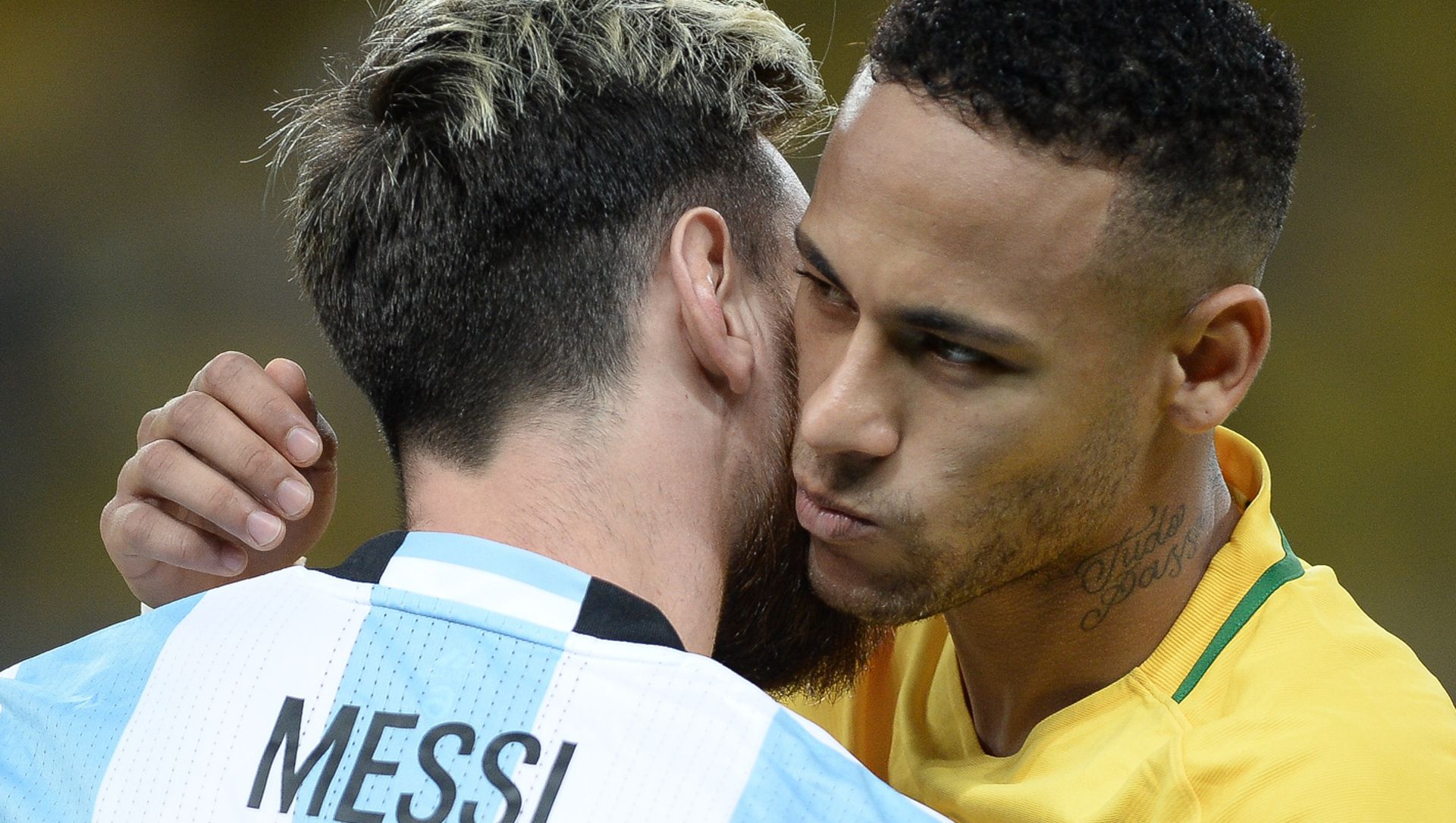 Neymar Messi Brasil Argentina Eliminatorias 2018 10112016