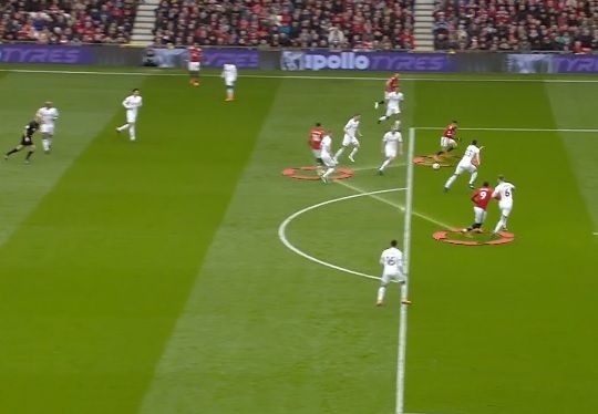 Manchester United First Goal vs Swansea
