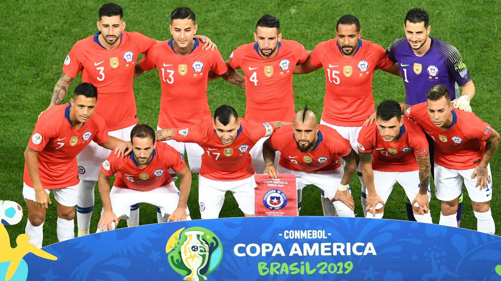 Titular Chile vs Colombia cuartos Copa América 2019