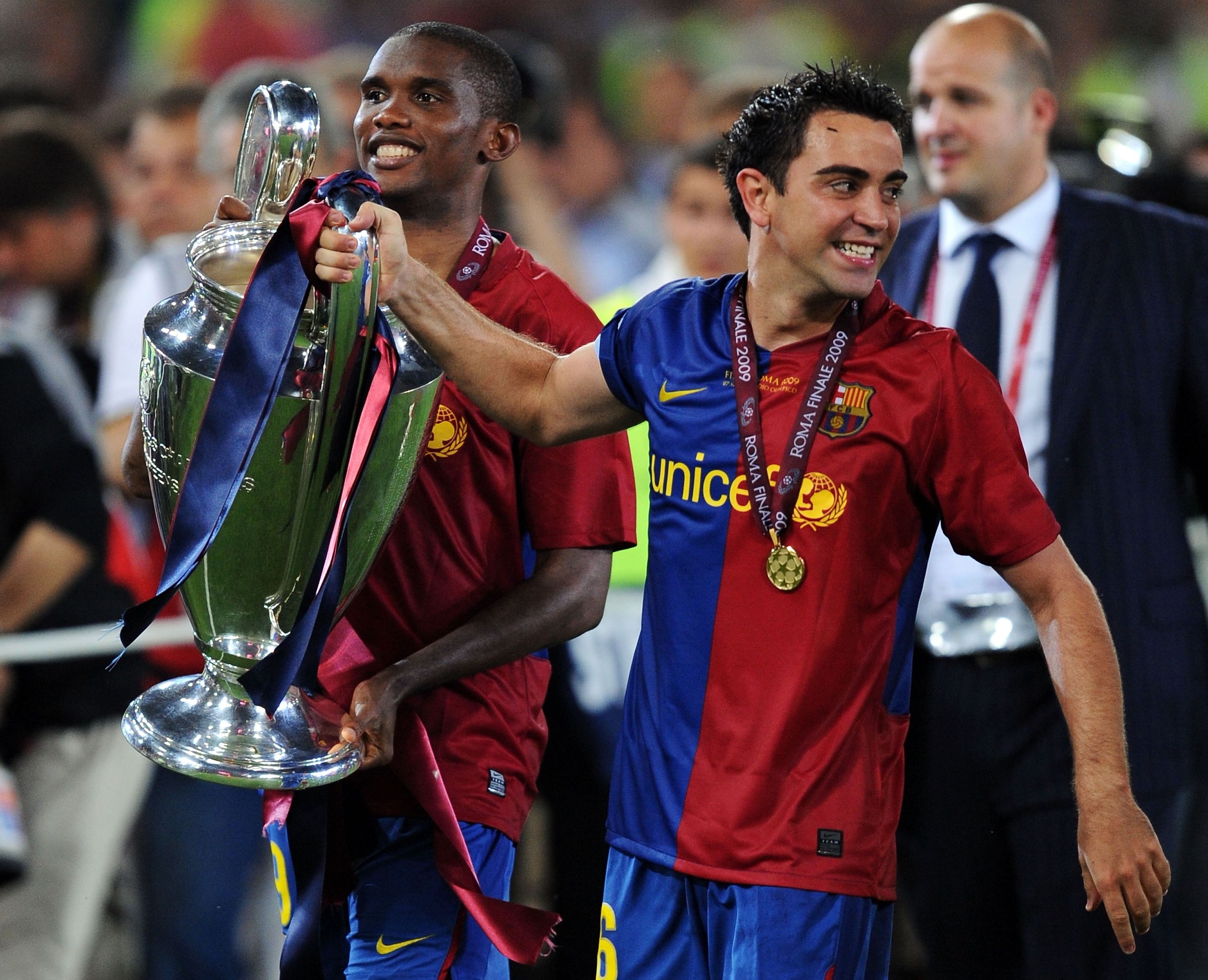Xavi Hernandez UEFA Champions League Trophy