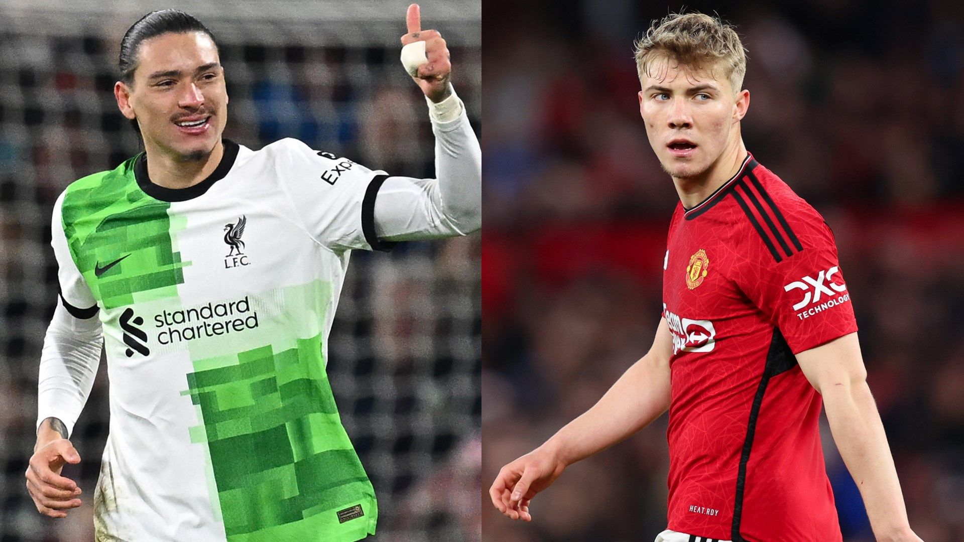 Darwin Nunez Rasmus Hojlund