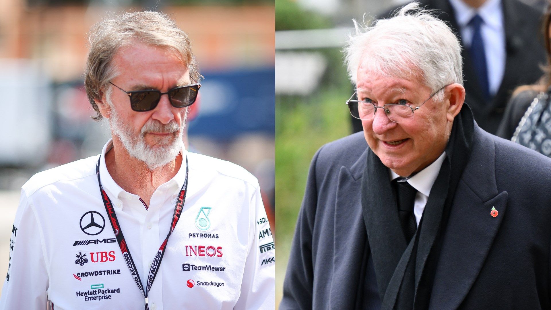 Sir Jim Ratcliffe Sir Alex Ferguson split