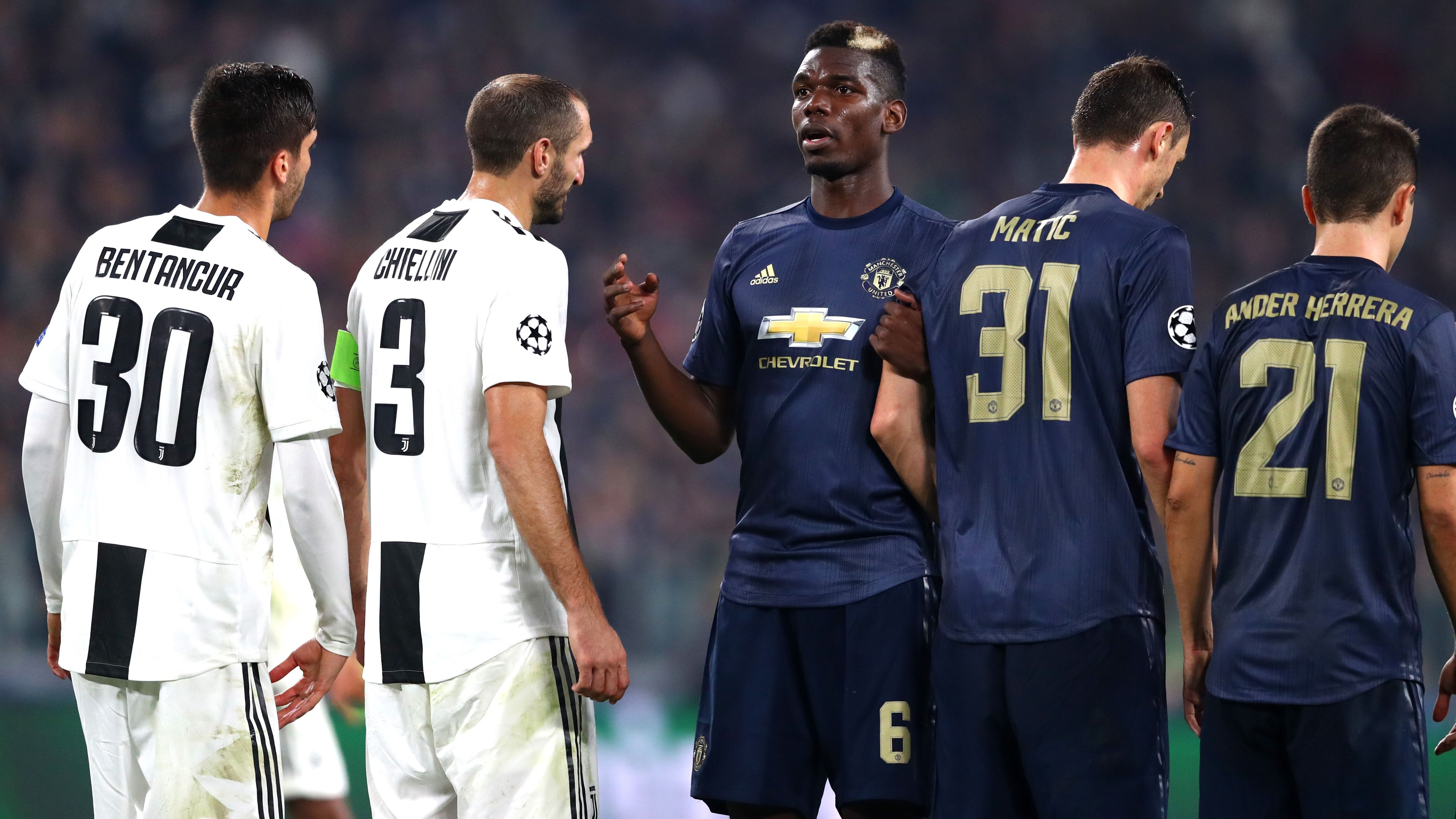 Paul Pogba Juventus Manchester United Champions League