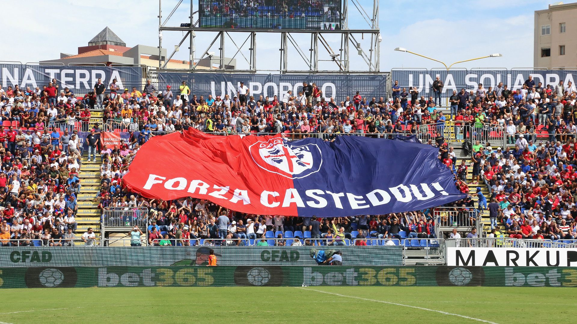 Cagliari fans, Crotone, Serie A, 10092017