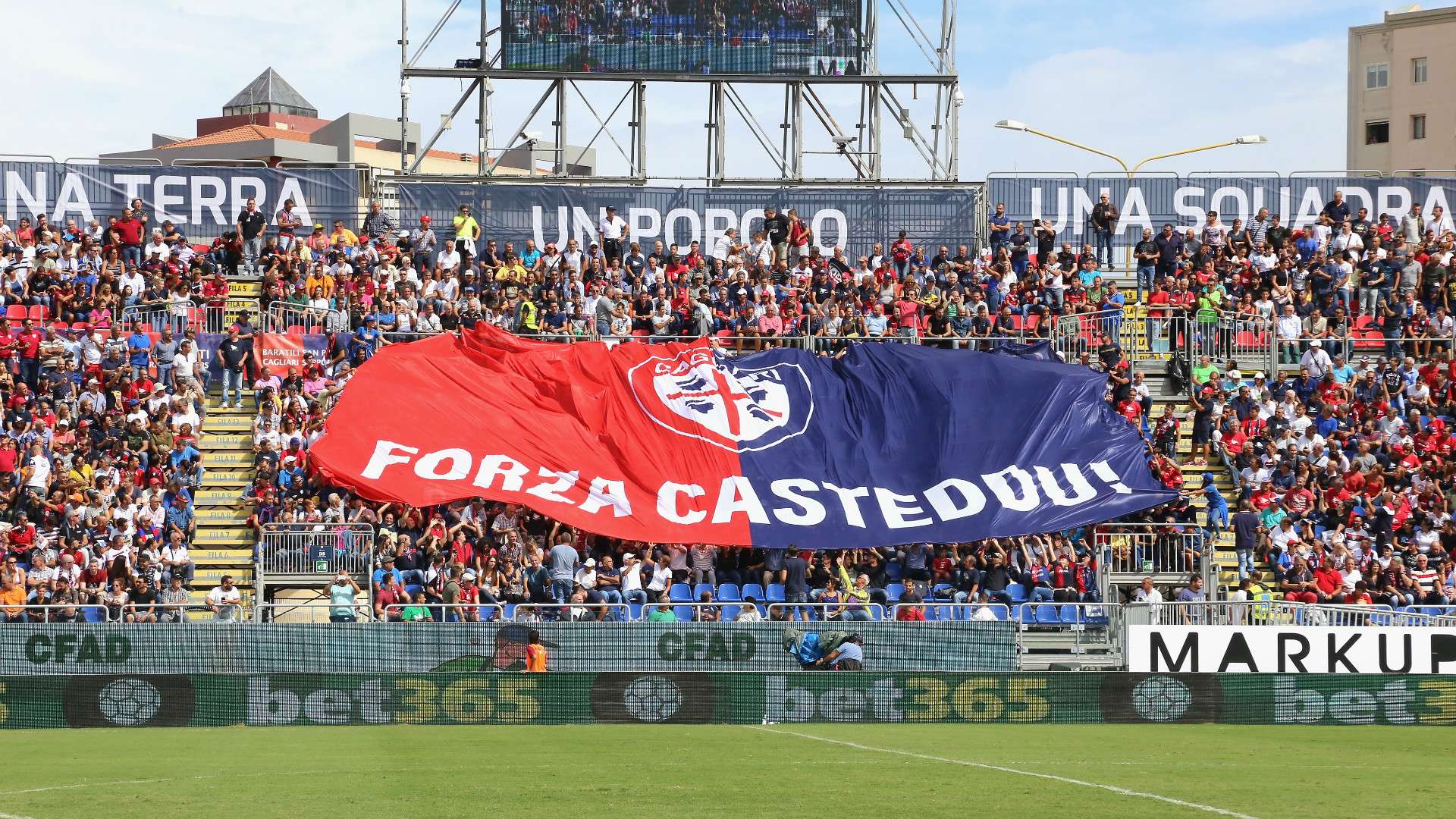 Cagliari fans, Crotone, Serie A, 10092017