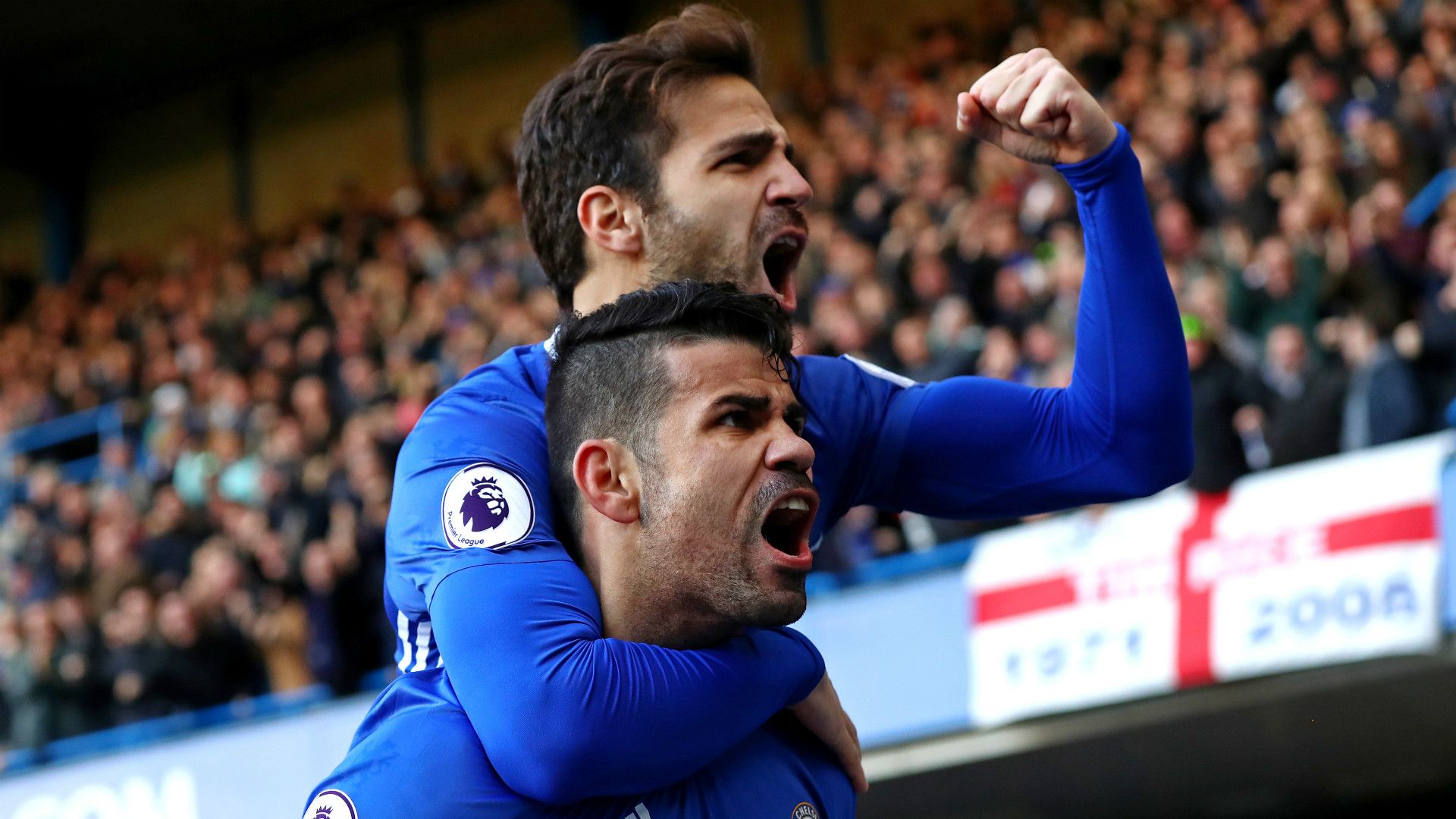 DIEGO COSTA CESC FABREGAS CHELSEA PREMIER LEAGUE 11122016