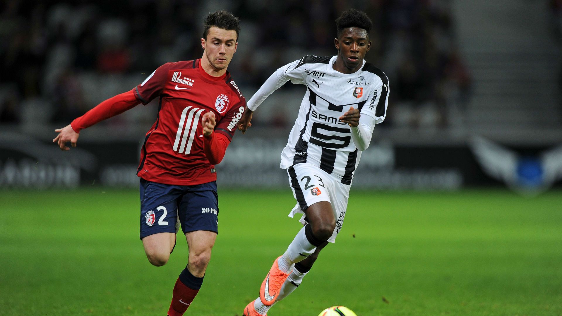 Sebastien Corchia Ousmane Dembele Lille Rennes Ligue 1 07022016