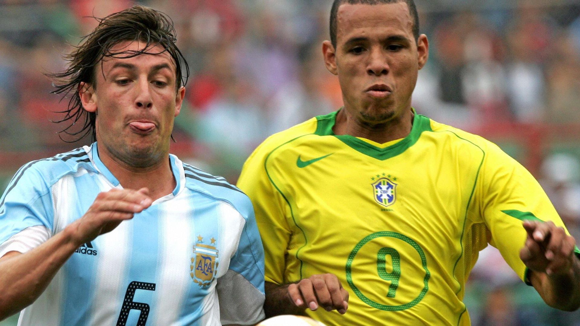 Luis Fabiano, Brasil x Argentina Copa América 2004