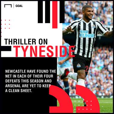 Newcastle Arsenal graphic