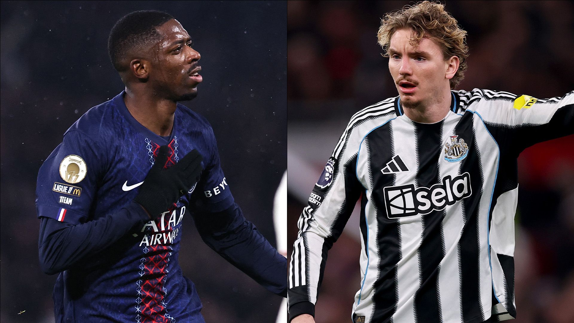 Ousmane Dembele PSG Nick Woltemade Newcastle