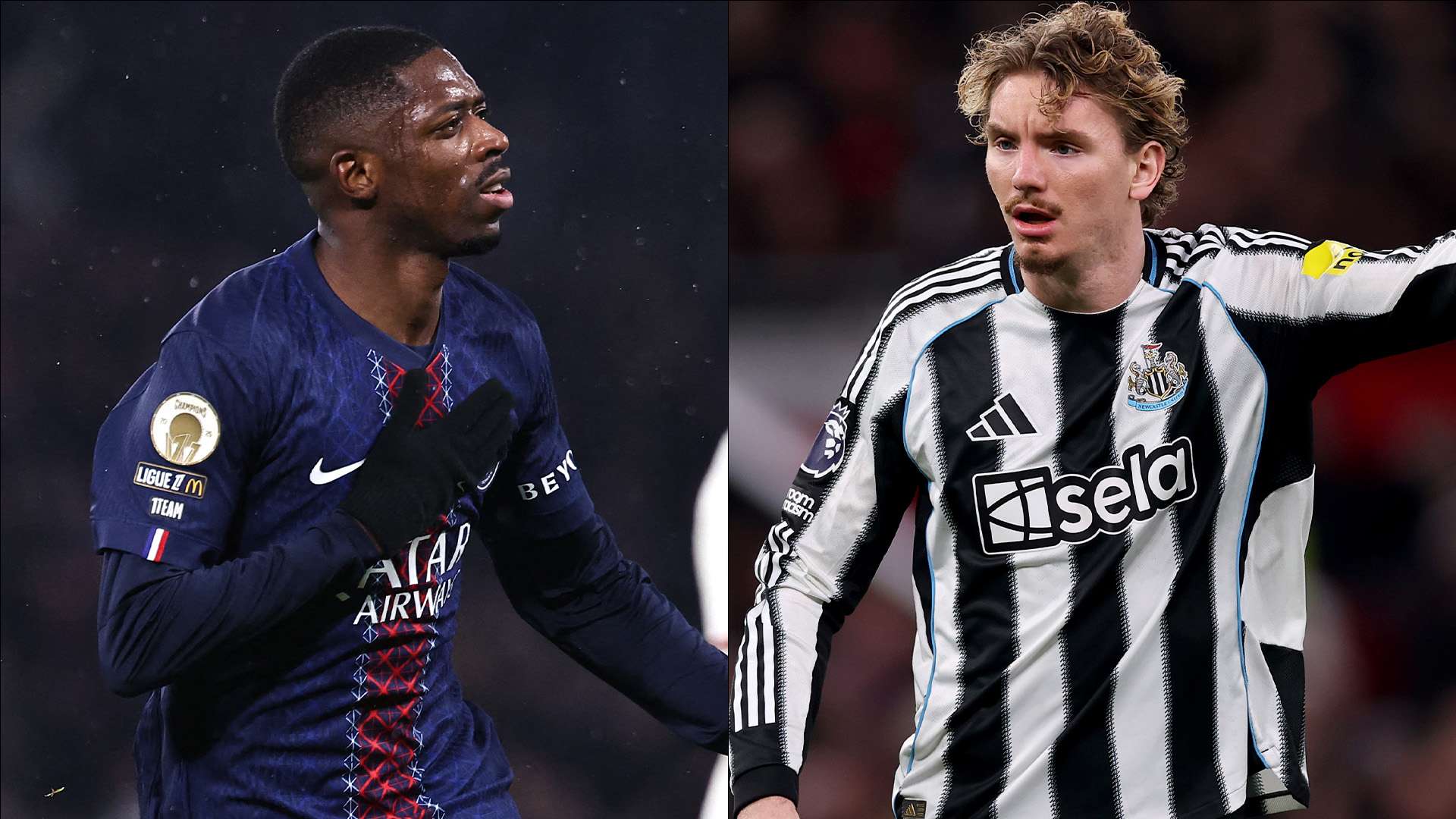 Ousmane Dembele PSG Nick Woltemade Newcastle