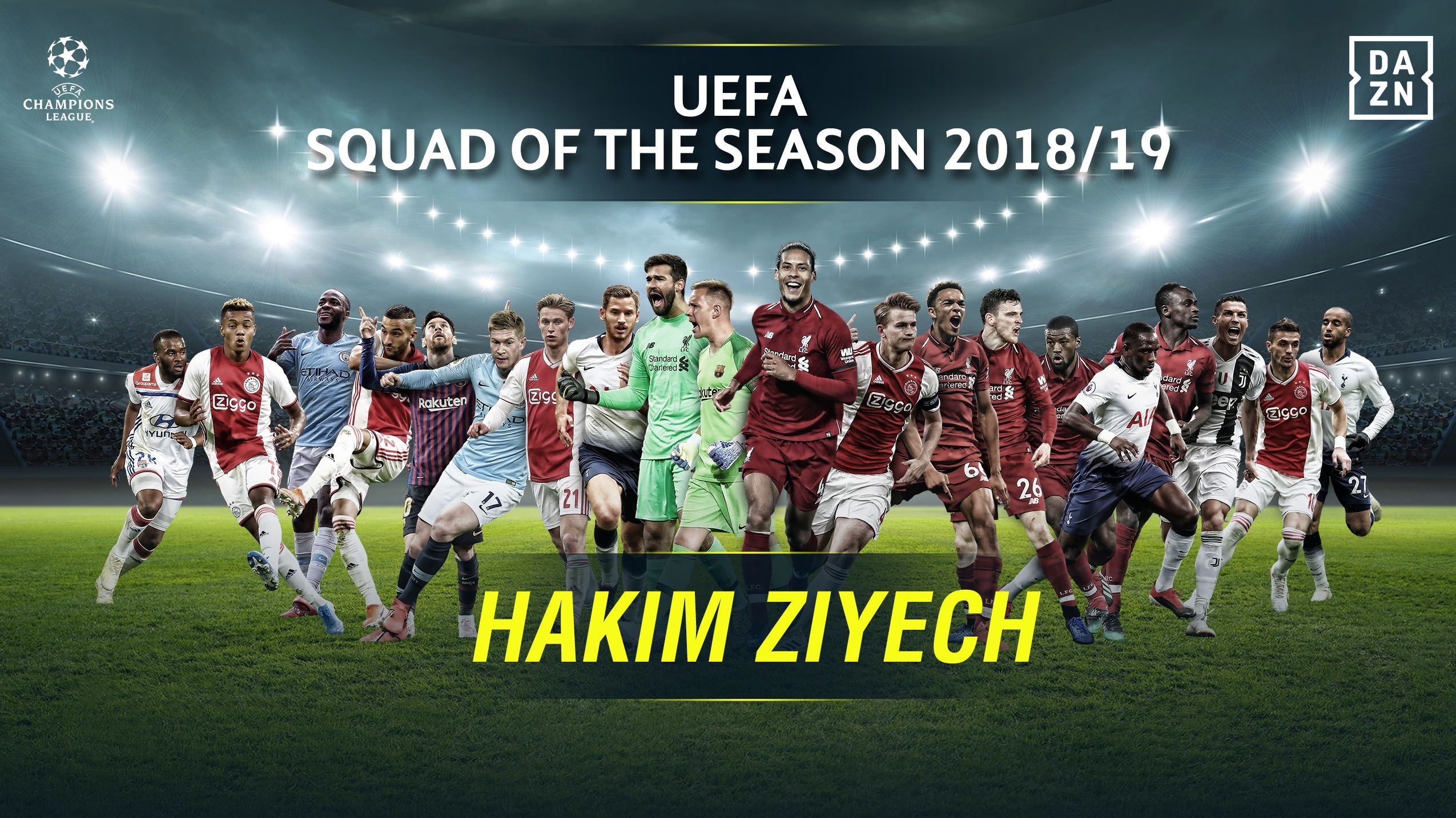 Hakim Ziyech: 2018-19 UEFA Champions League Squad of the Season - Midfielder