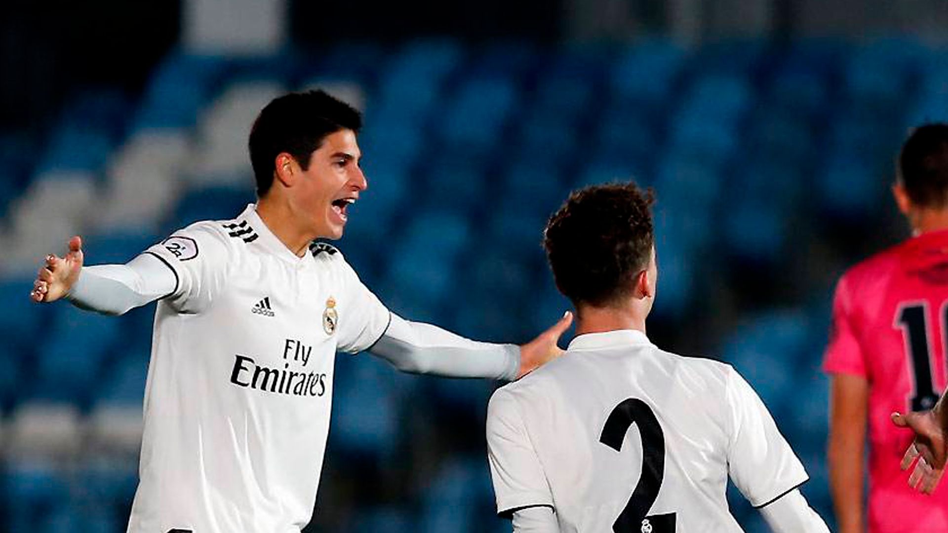 Jaume Grau, en un partido con el Real Madrid Castilla