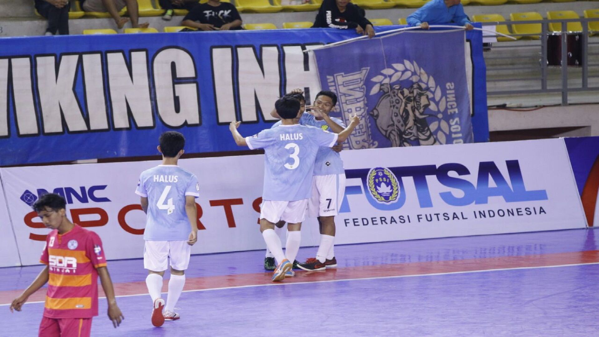 Deking's Halus vs SDR FC Binjai Liga Futsal Nusantara 2017
