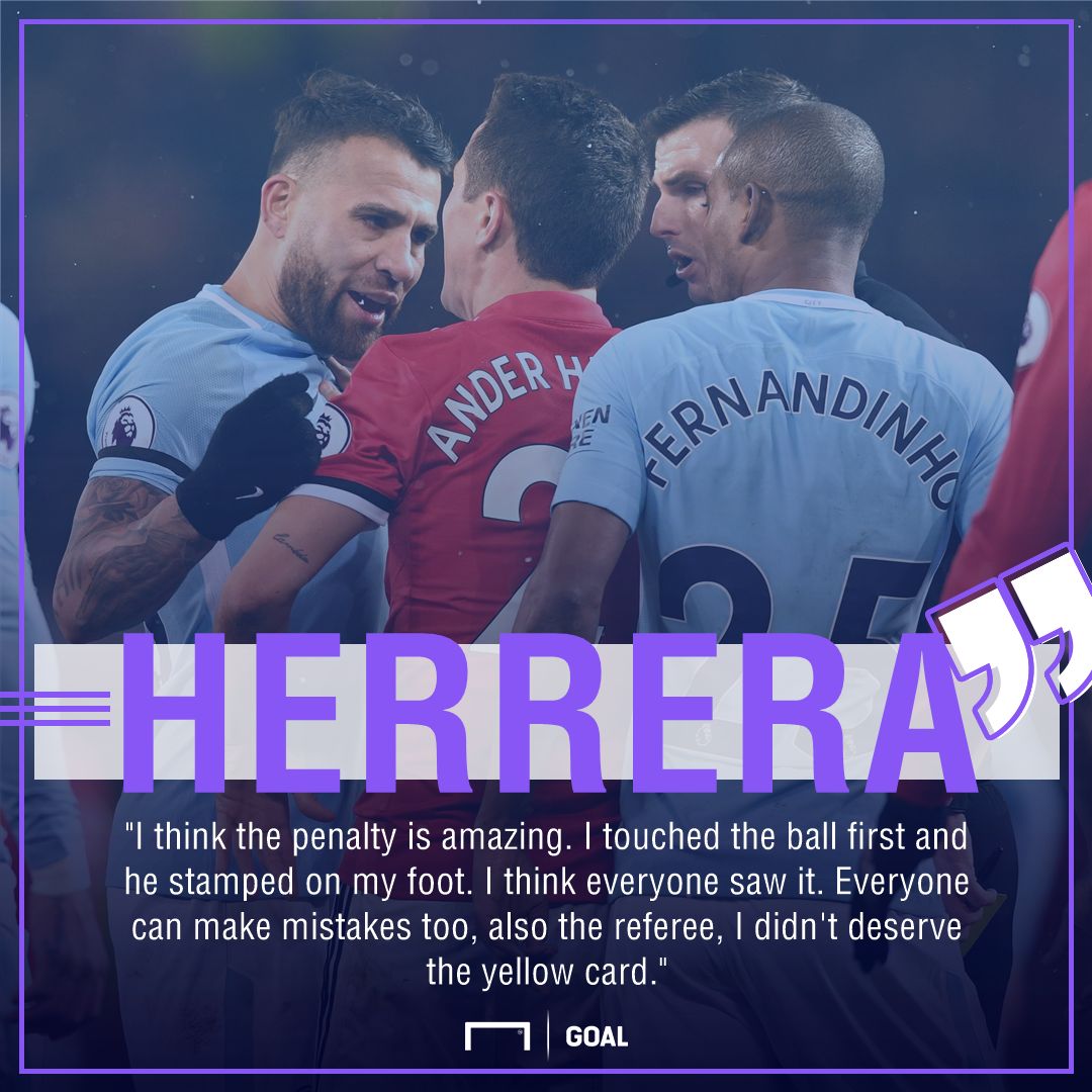 Ander Herrera derby booking wrong