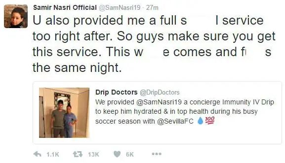 Nasri tweet 1