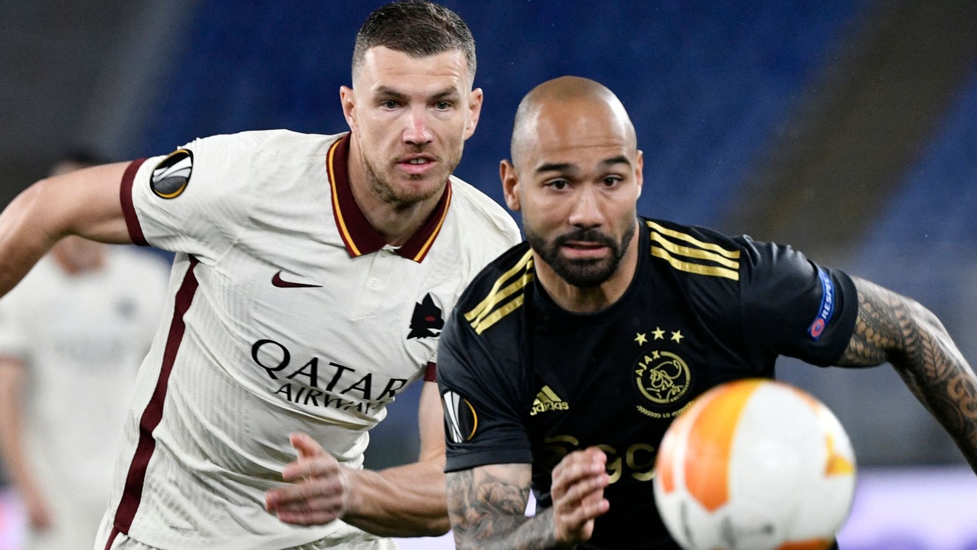 Dzeko Roma Ajax Europa League