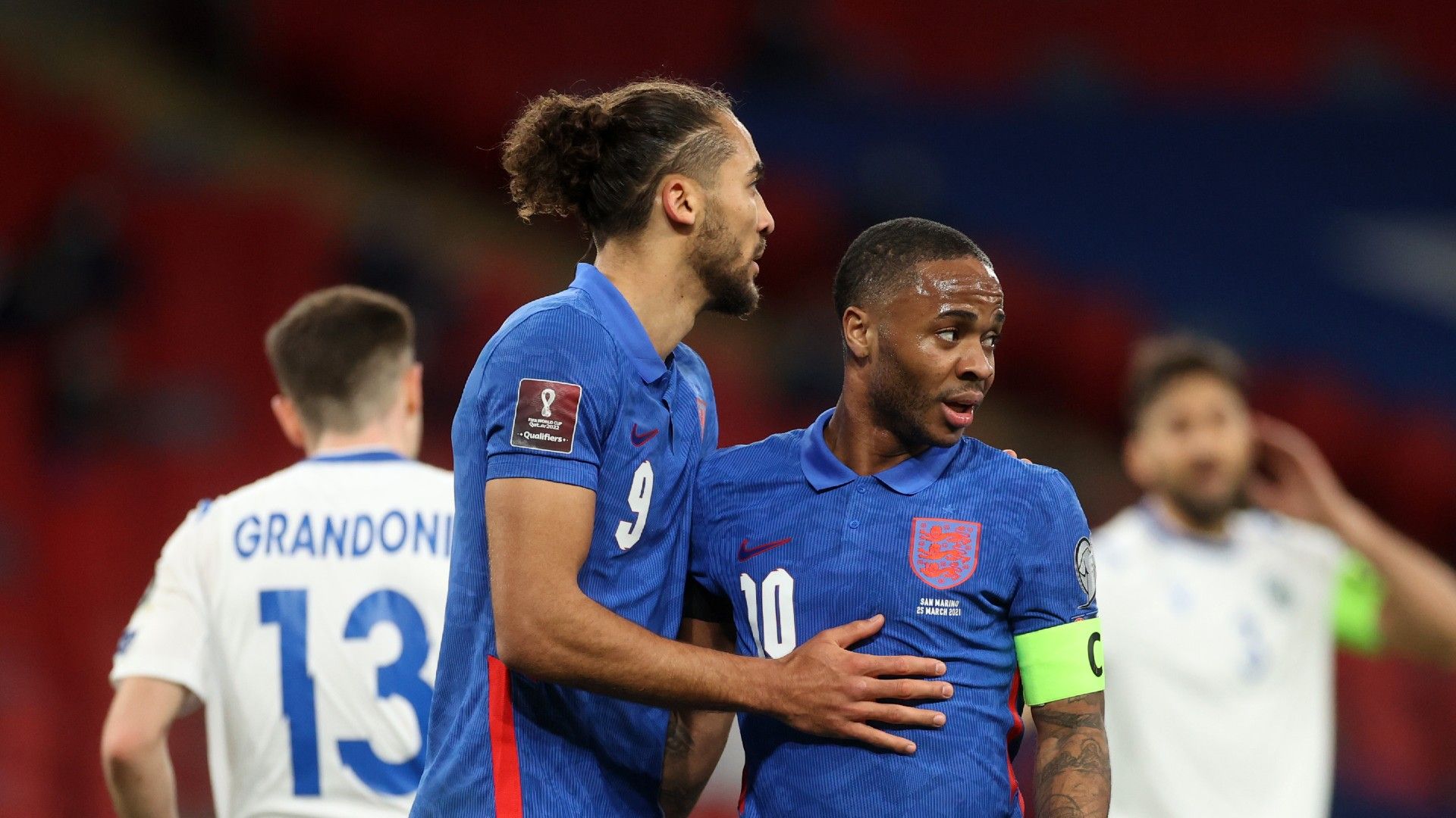 Calvert-Lewin Sterling England San Marino 2021