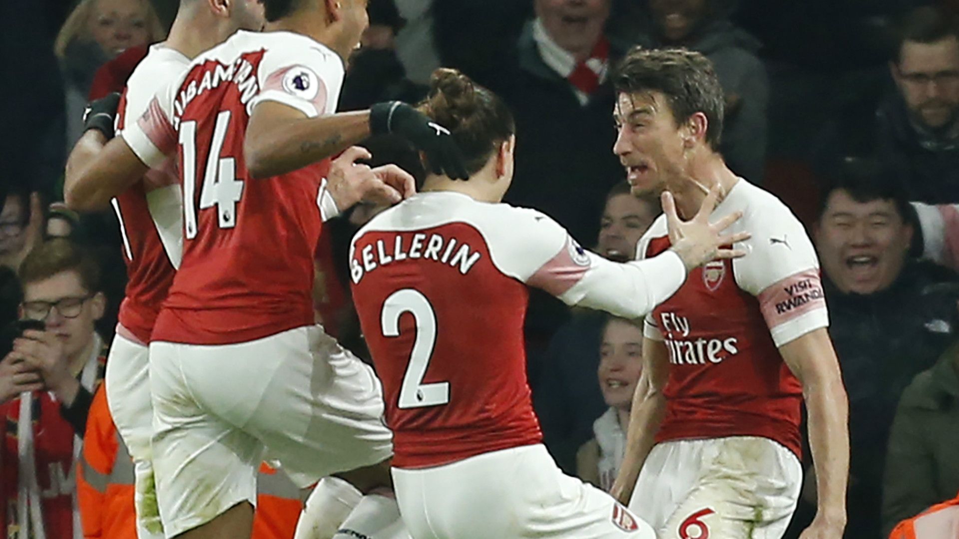 Arsenal celebrate 2018-19