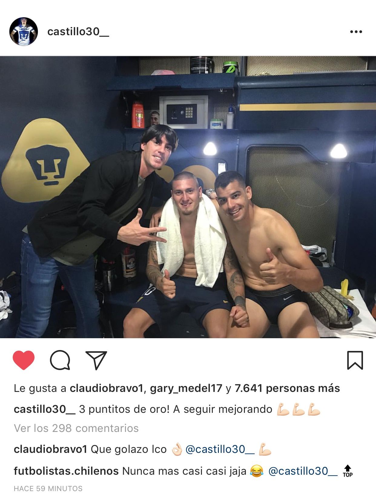 Felicitación Bravo a Nico