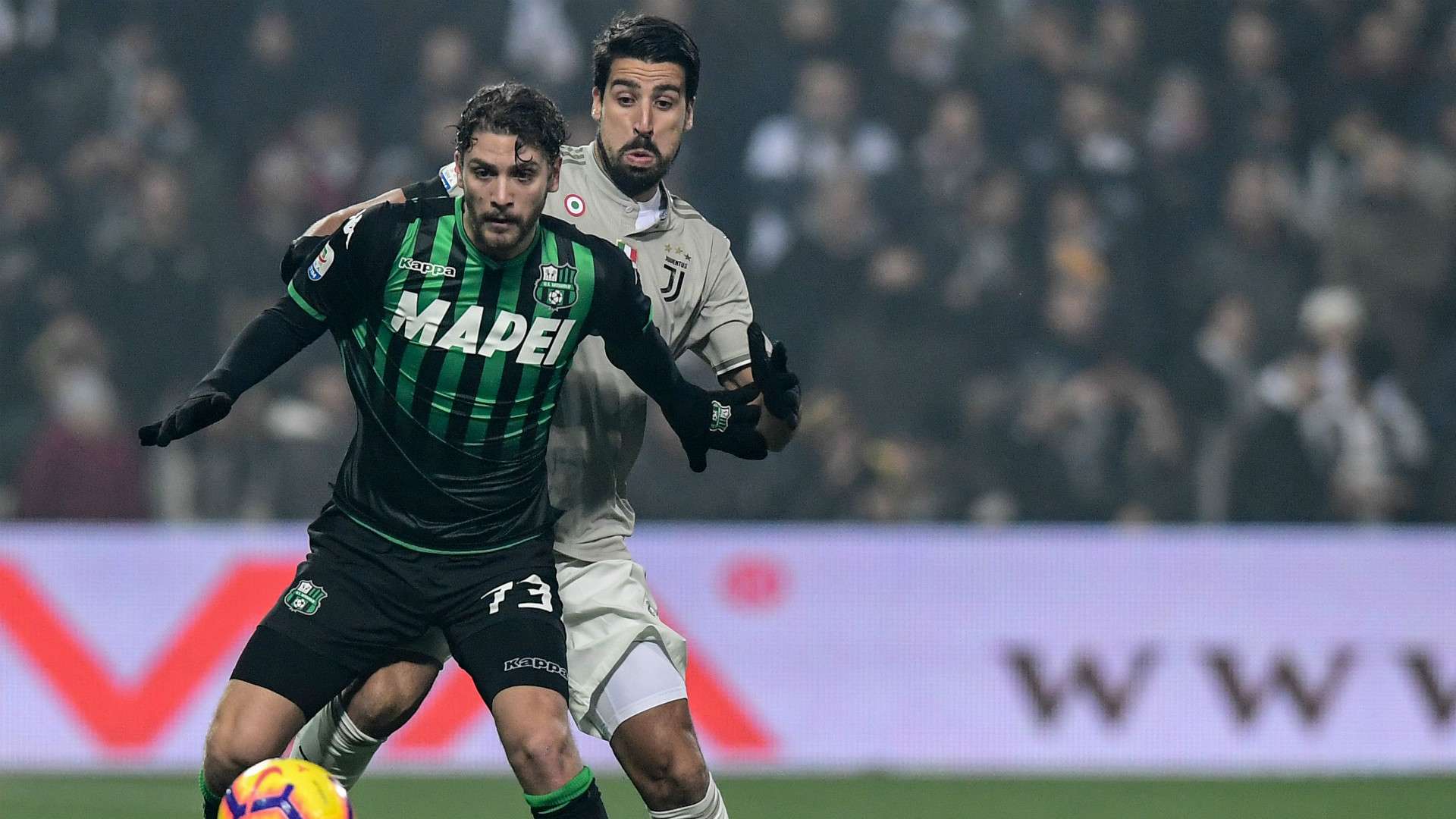 Manuel Locatelli Sami Khedira Sassuolo Juventus Serie A