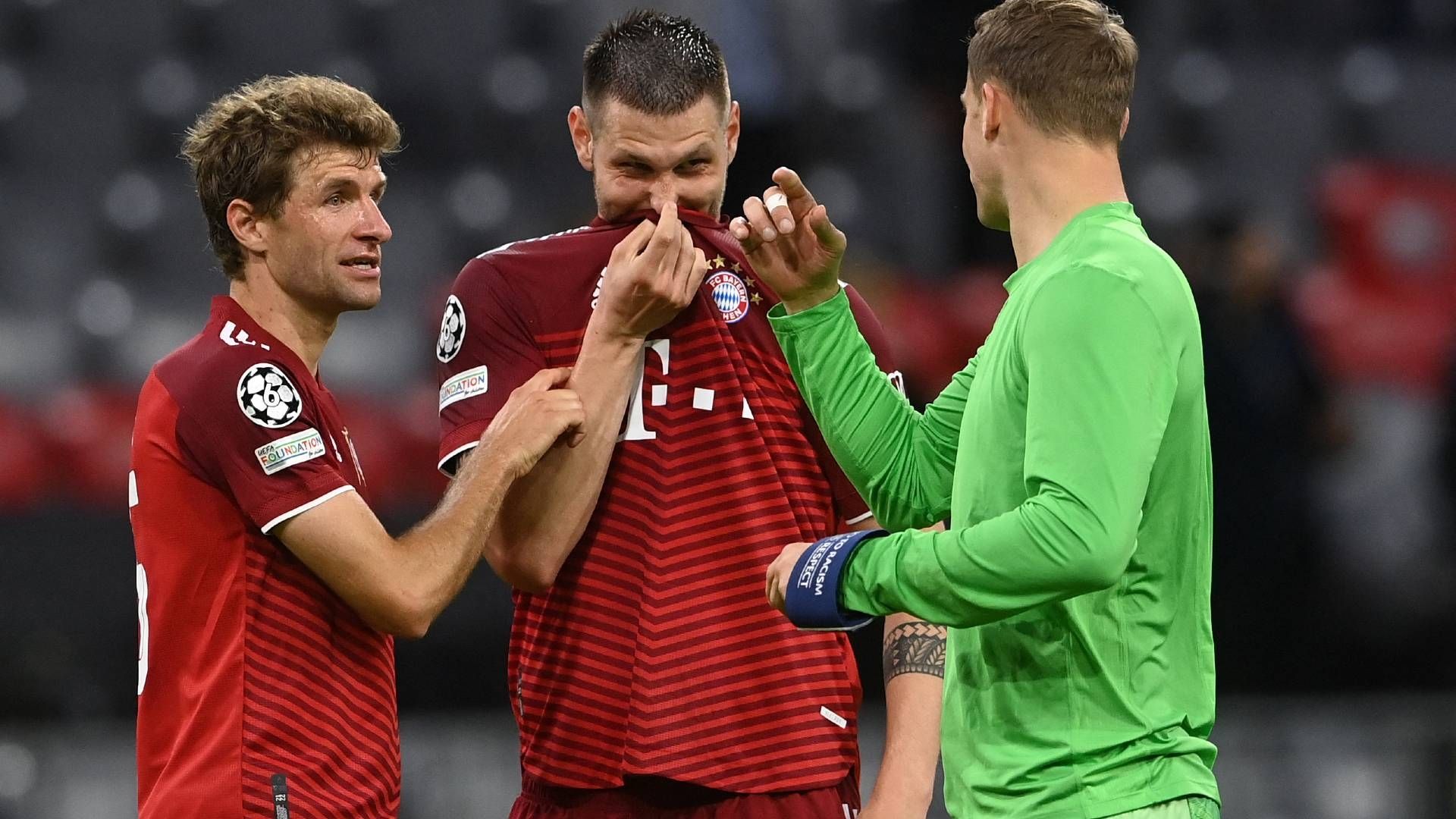 Manuel Neuer Niklas Süle Thomas Müller FC Bayern München