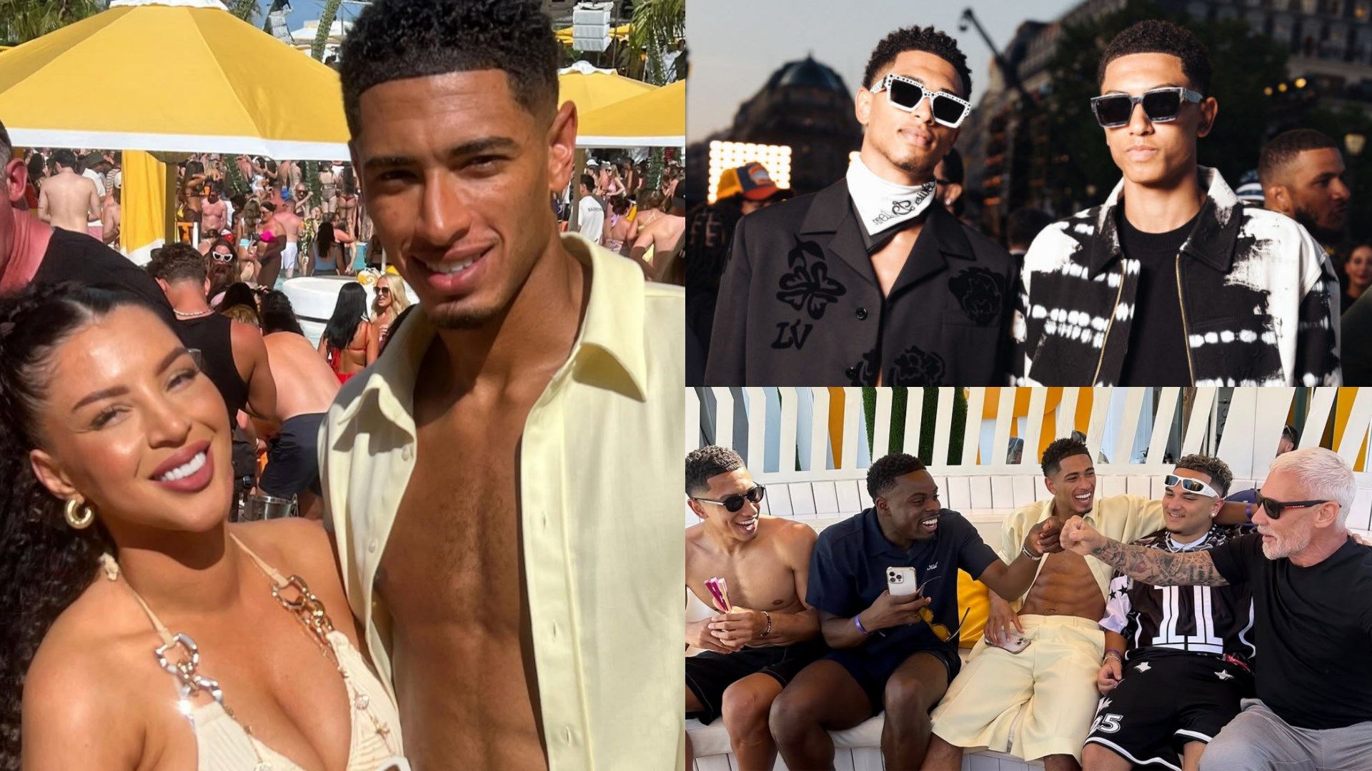Jude Bellingham goes wild in Ibiza with girlfriend Ashlyn Castro & brother Jobe as Real Madrid & Sunderland stars enjoy VIP treatment at Wayne Lineker's O Beach | Goal.com UK