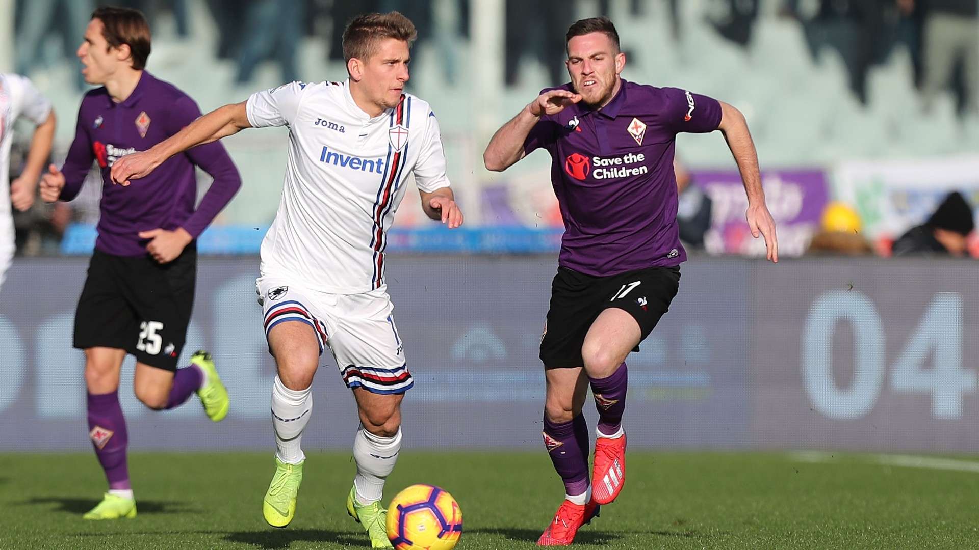 Dennis Praet Jordan Veretout - Fiorentina Sampdoria