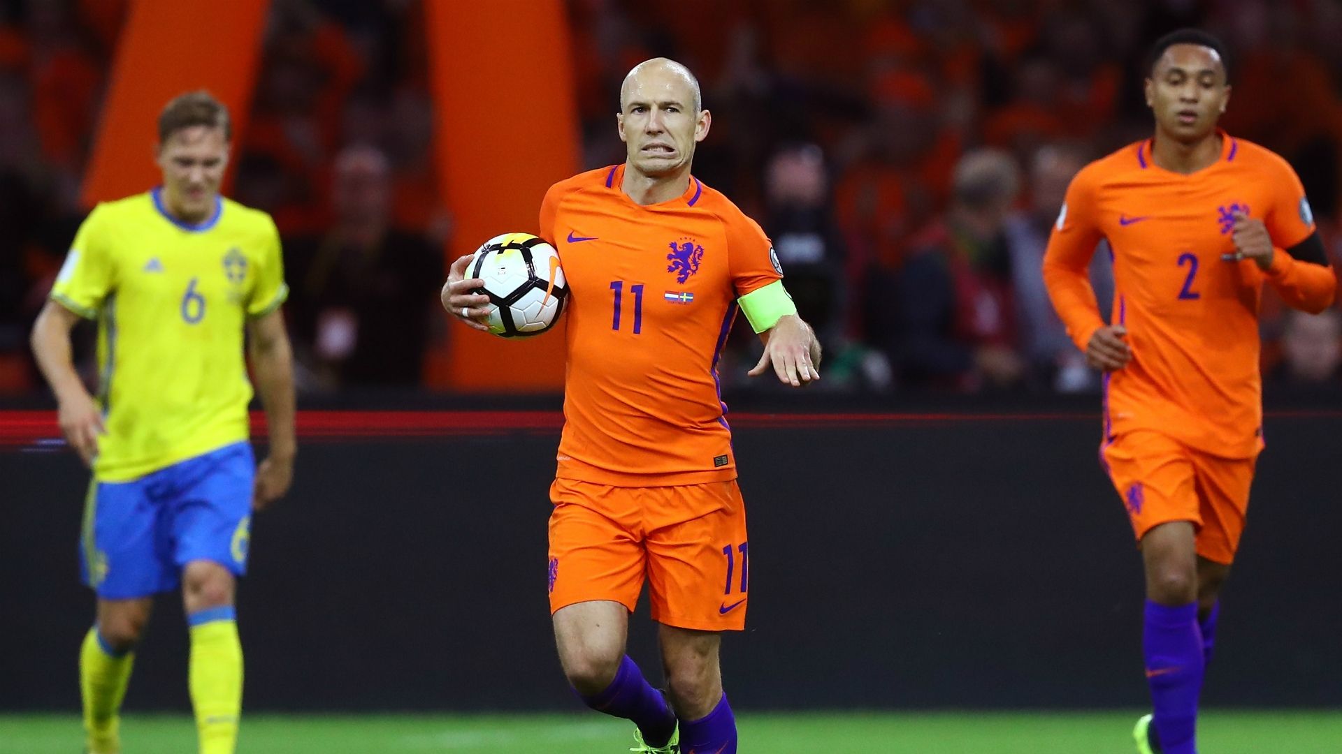 Arjen Robben Netherlands Sweden