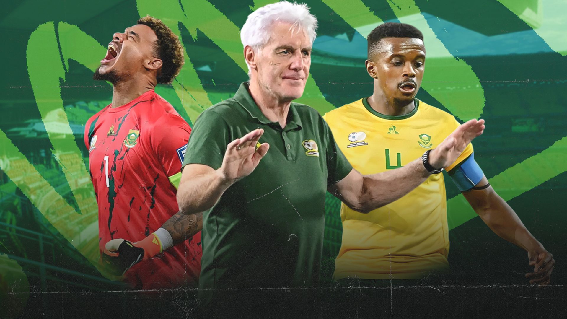 Broos, Mokoena and Williams GFX