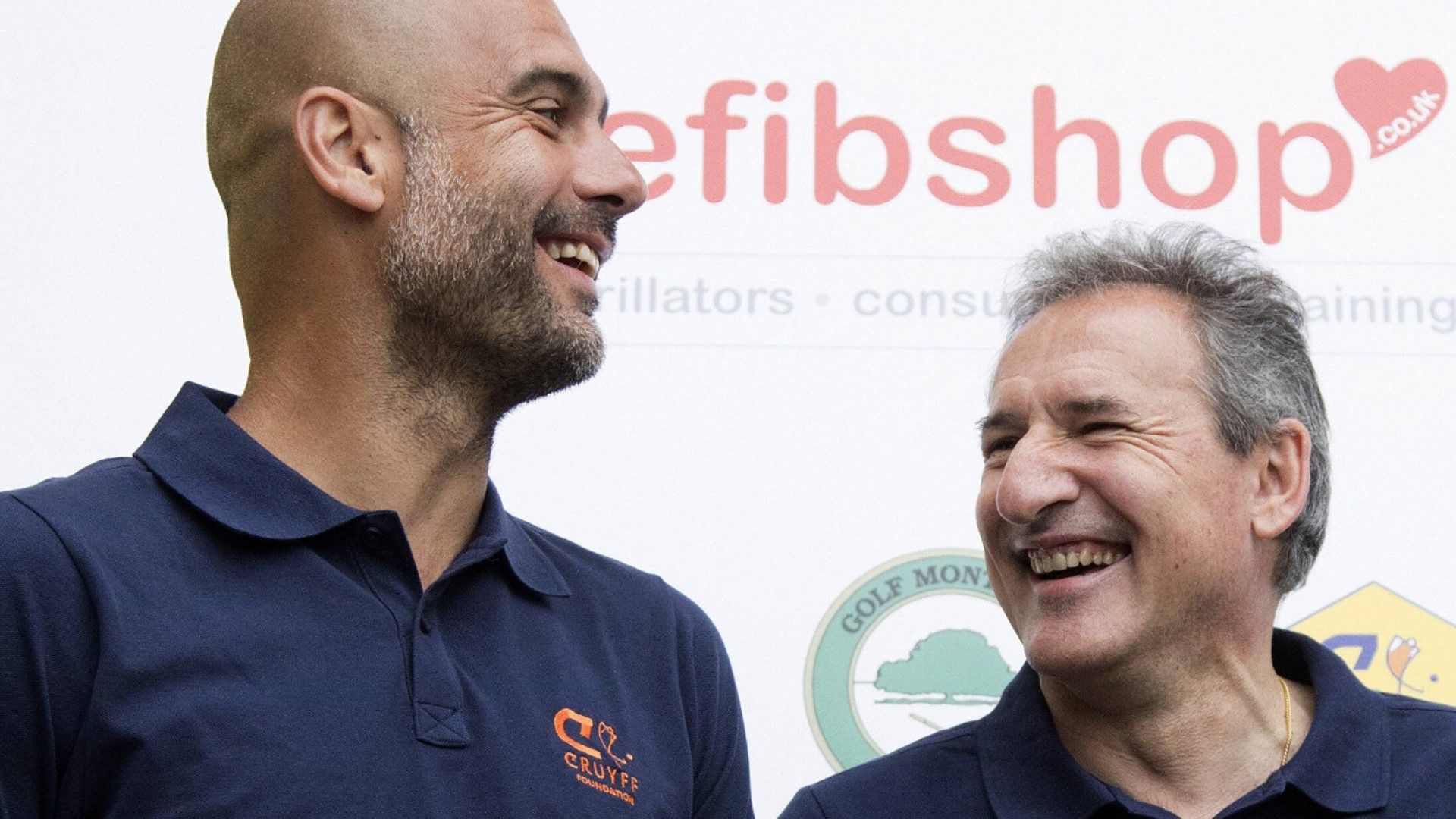 GER ONLY Pep Guardiola Txiki Begiristain