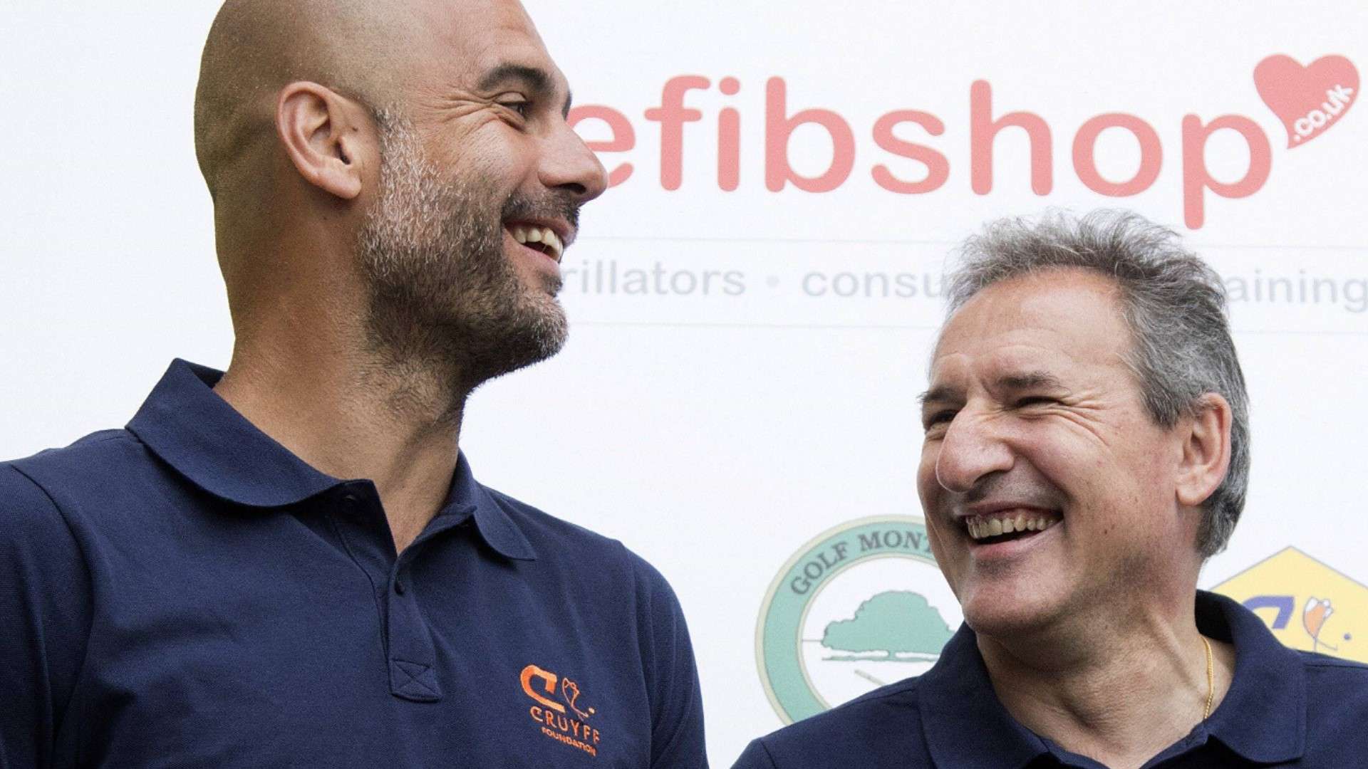 GER ONLY Pep Guardiola Txiki Begiristain