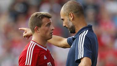 Xherdan Shaqiri Pep Guardiola Bayern München 07132013